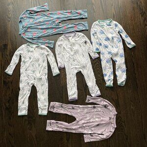 SOLD Kyte Baby 12-18 month Bamboo Zipper Romper Bundle of 5